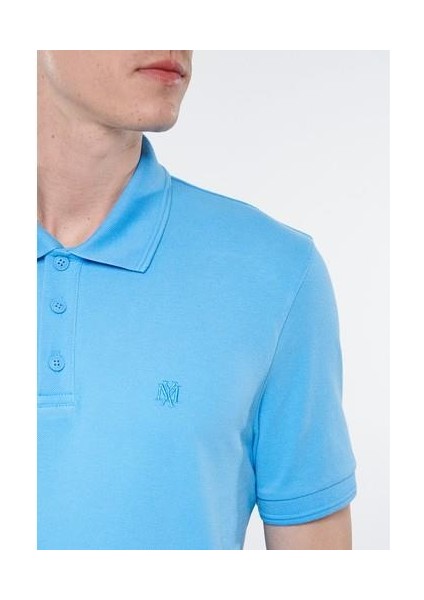 Erkek Mavi Polo Tişört 064946-70840 fırsatları