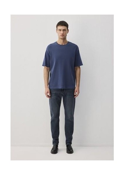 Lacivert Tişört Loose Fit / Bol Rahat Kesim 0612494-70497 fiyatları