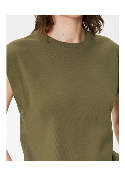 Bisiklet Yaka Tişört Slim Fit Kısa Kollu modelleri