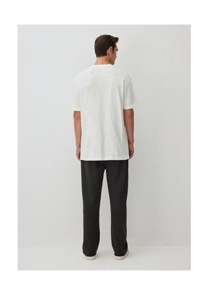 Bisiklet Yaka Beyaz Basic T-Shirt 0612267-70057 fiyatları