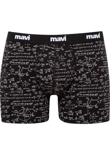 Baskılı Siyah Boxer 0910049-85857