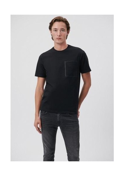 Şerit Detaylı Mavi Polo Tişört 065900-30715