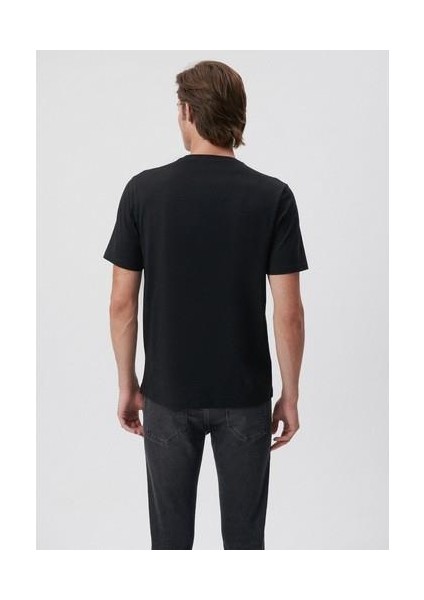 Şerit Detaylı Mavi Polo Tişört 065900-30715