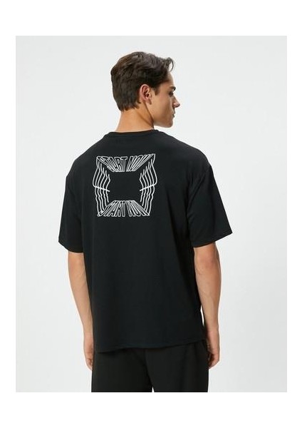4Sam10123Nk 999 Sıyah Erkek Jersey Kısa Kollu T-Shırt fiyatları