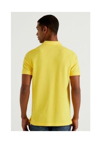 Logolu % 100 Pamuk Polo T Shirt Erkek Polo T Shirt 3089J3179 modelleri