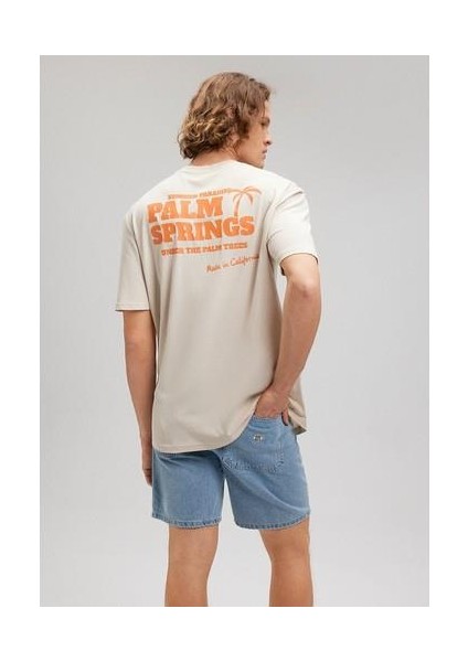 Baskılı Bej TIŞÖRT0612058-70039