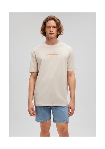 Baskılı Bej TIŞÖRT0612058-70039 fırsatları