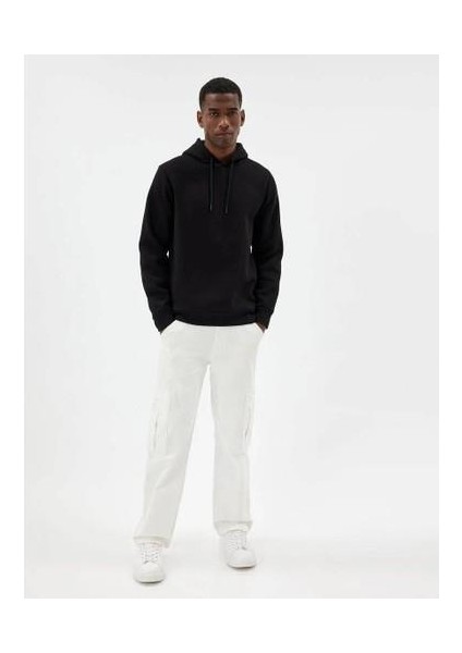 5WAM70001MK Koton Erkek Sweat Siyah