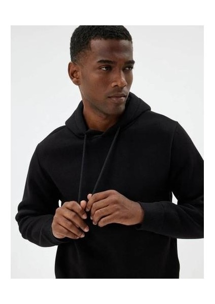 5WAM70001MK Koton Erkek Sweat Siyah fiyatları