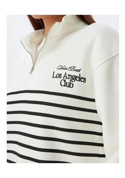 Kadın Sweatshirt Ekru 5WAK10054EK modelleri