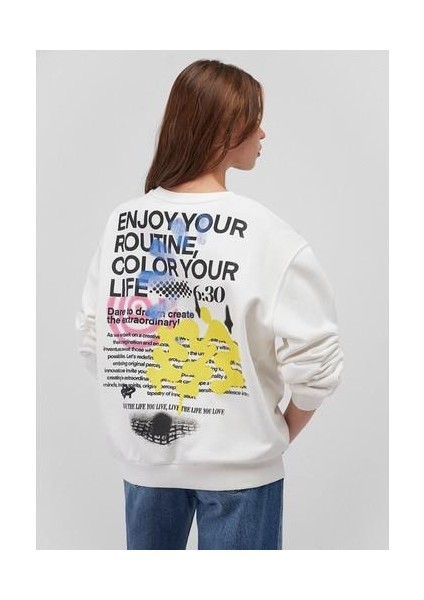 Beyaz SWEATSHIRT1S10286-70057