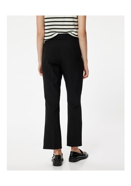 Kısa Ispanyol Paça Pantolon Nervür Detaylı Slim Fit fiyatları