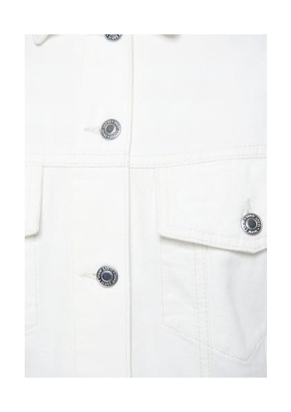 Luna 90lar Kırık Beyaz Jean Ceket 1110177-84112