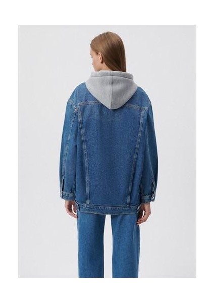 Lexa 90lar Indigo Mavisi Jean Ceket 110641-35265