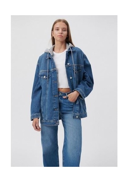 Lexa 90lar Indigo Mavisi Jean Ceket 110641-35265