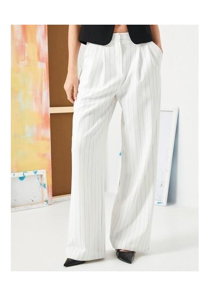 Palazzo Pantolon Bol Paça Yüksek Bel Cepli fiyatları