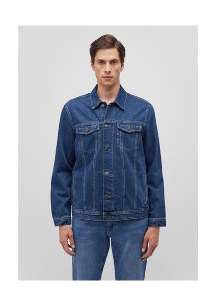 Drake 90LAR Puslu Koyu Mavi Jean CEKET010143-87939 modelleri