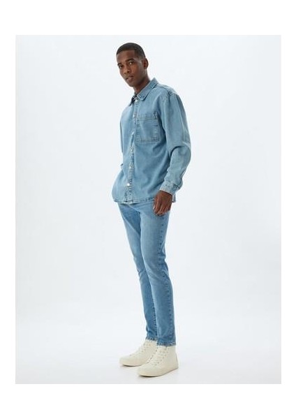 Skinny Fit Kot Pantolon - Michael Jean
