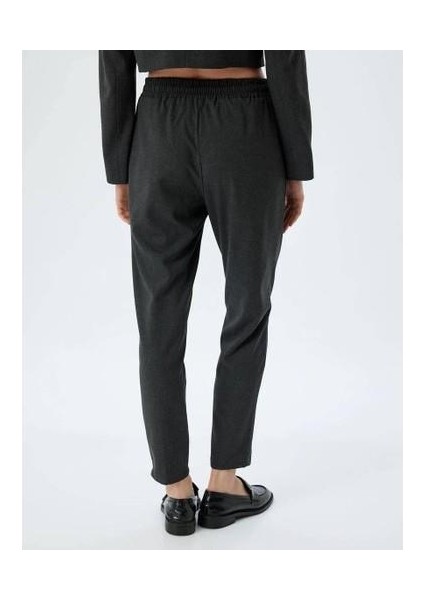 5WAK40005UW Koton Kadın Kanvas Pantolon Gri fiyatları