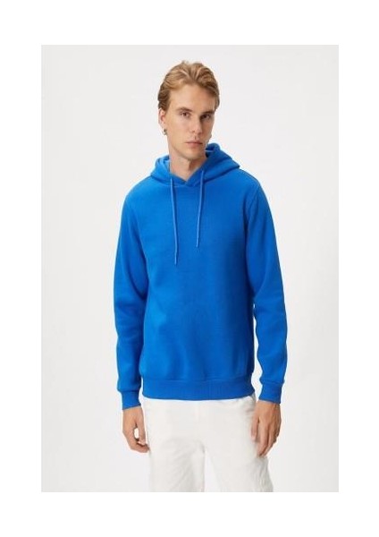 Erkek Basic Kapşonlu Sweat Uzun Kollu modelleri