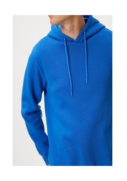 Erkek Basic Kapşonlu Sweat Uzun Kollu indirimleri
