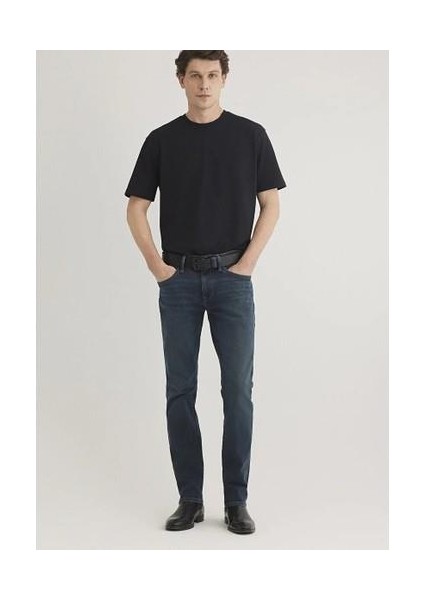 Marcus Lux Black Puslu Koyu Mavi Jean Pantolon 0035189351