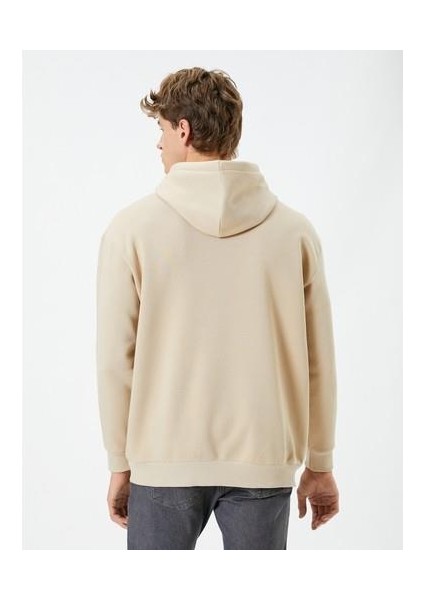 Kapşonlu Sweat Kanguru Cep Detaylı Uzun Kollu fırsatları