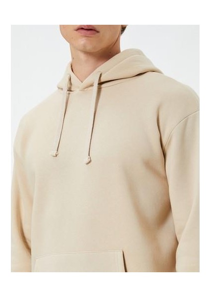 Kapşonlu Sweat Kanguru Cep Detaylı Uzun Kollu indirimleri