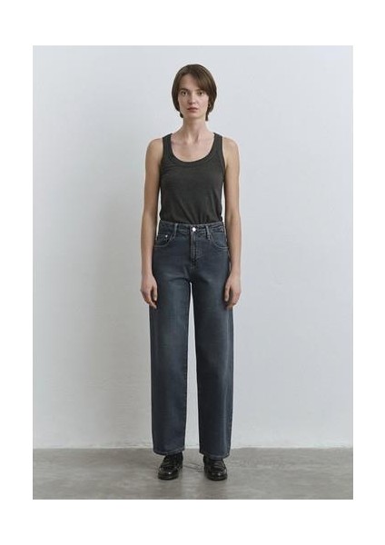Leila Mavi Premium Gölgeli Koyu Mavi Jean Pantolon 1010600-89936 modelleri