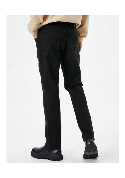 Slim Straight Fit Kot Pantolon Chadwick Jean fırsatları