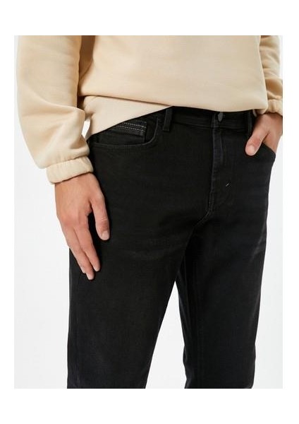 Slim Straight Fit Kot Pantolon Chadwick Jean indirimleri