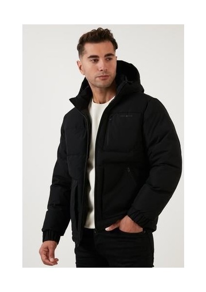 Jcootto Puffer Sn Siyah Erkek Mont 12214648-Black fiyatları