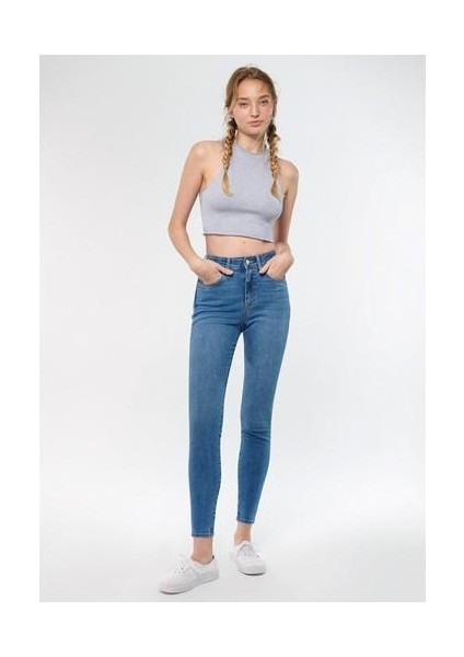 Kadın A.C.A.İ.P Indigo Jean Pantolon 101065-34716