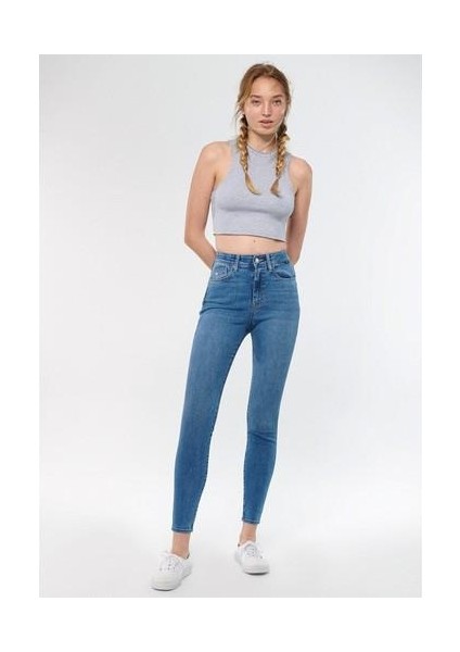 Kadın A.C.A.İ.P Indigo Jean Pantolon 101065-34716