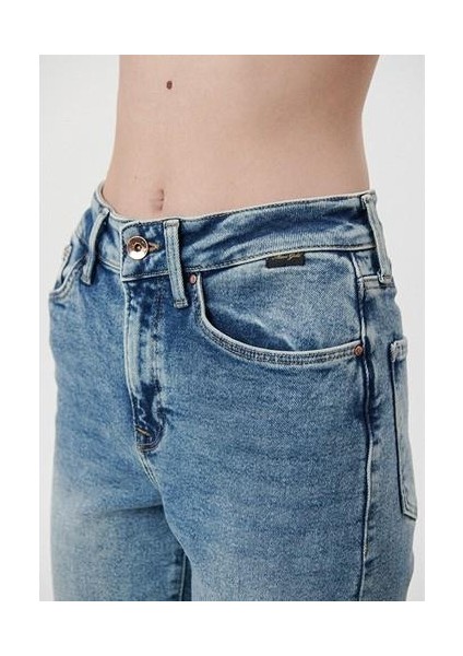 Kadın CINDY Gölgeli Mavi Gold Shape Jean Pantolon 100277-84421 fırsatları