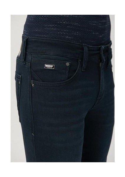 Jake Mavi Black Puslu Gece Mavisi Jean Pantolon 0042227245