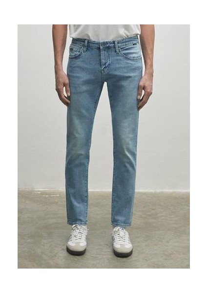 Marcus Premium Blue Puslu Açık Mavi Jean PANTOLON0035186532 modelleri