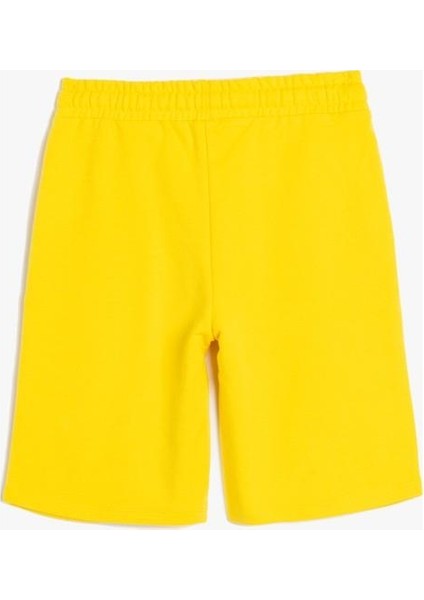 Basic Şort Beli Bağlamalı Cep Detaylı Pamuklu fırsatları