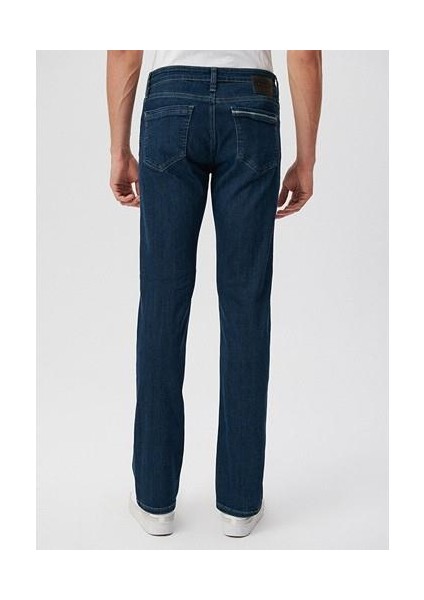 Martin Mavi Premium Puslu Koyu Mavi Jean Pantolon 0037885202