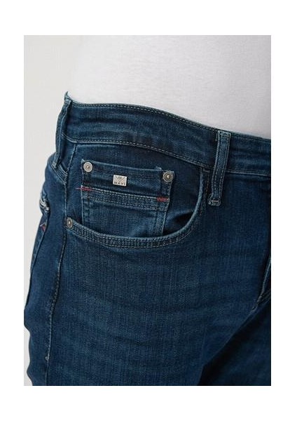 Martin Mavi Premium Puslu Koyu Mavi Jean Pantolon 0037885202
