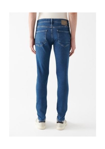 Erkek Leo Mavi 90S Tokk Jean Pantolon 0076233453