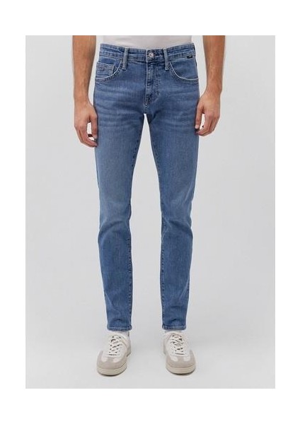 James Kolej Açık Mavi Jean Erkek Günlük Pantolon Yumuşak Nefes Alabilir Kumaş fiyatları