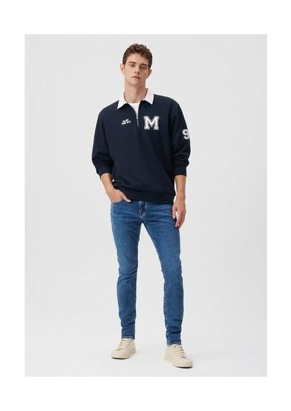Erkek James Indigo Kolej Jean Pantolon 0042485199