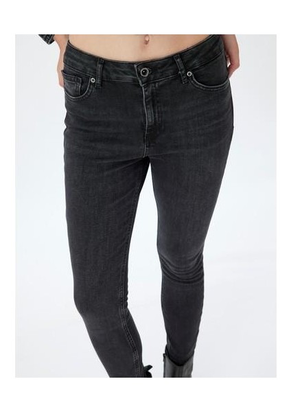 Yüksek Bel Kot Pantolon Dar Paça Push Up - Skinny Push Up Fit Jean modelleri