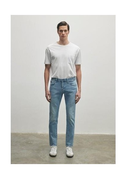 Marcus Premium Blue Mavi Jean PANTOLON0035186532 fiyatları