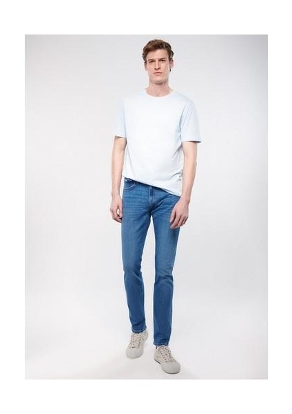 Marcus Premium Blue Indigo Mavisi Jean Pantolon 0035183710