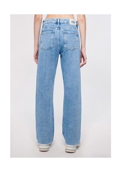 Kadın Barcelona Açık Mavi Street Jean Pantolon 101047-83754 fırsatları