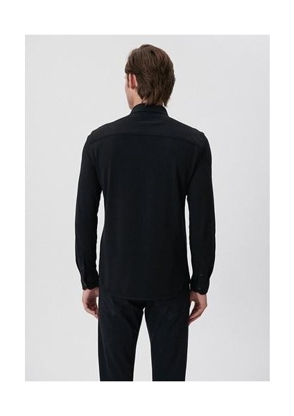 Siyah Örme Gömlek 0210294-900 fırsatları