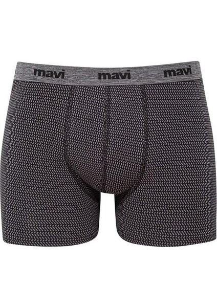 Geometrik Desenli Antrasit Boxer 092083-900 modelleri