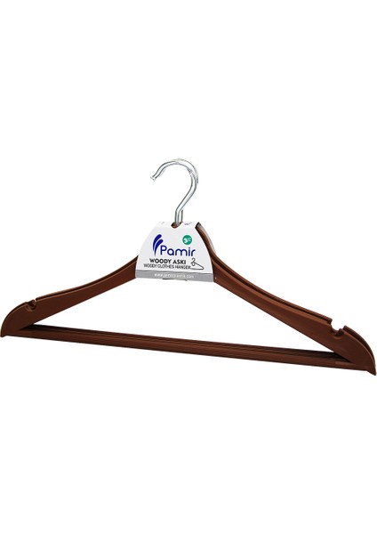 3 Parça Plastik Wody Metal Başlı Askı (4767) - MDE7142-7168